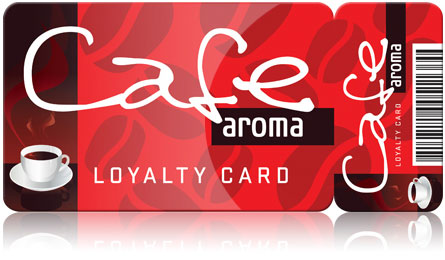 Print large formats card for loyalty and membership schemes 