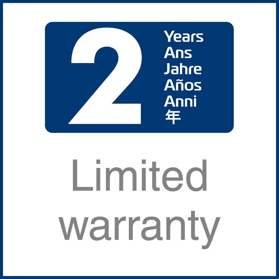 3-year warranty