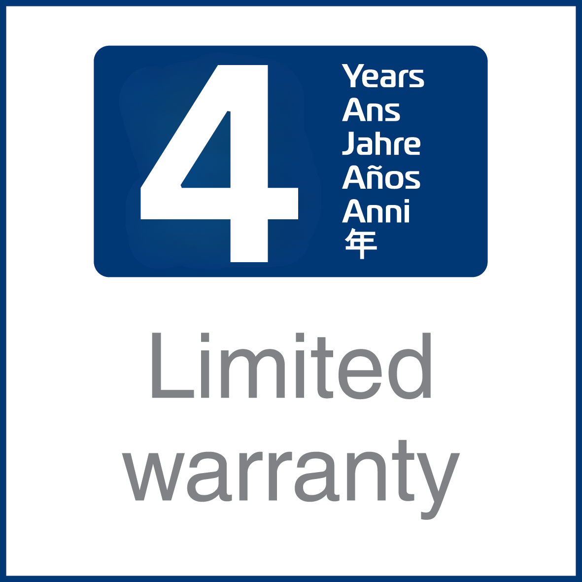 3-year warranty